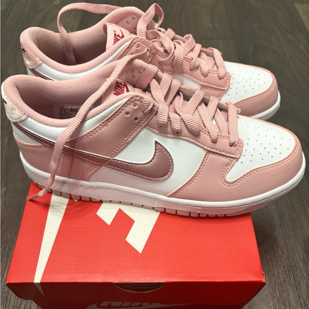 Nike Dunk Low Pink/White | Women’s 8.5 | Never Worn w/ Box - Picture 2 of 8